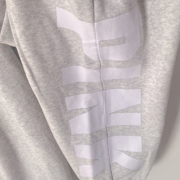 (A8) VICTORIA'S SECRET Pink Everyday Lounge Relaxed Joggers, Heather Grey, Sz M - Picture 8 of 12